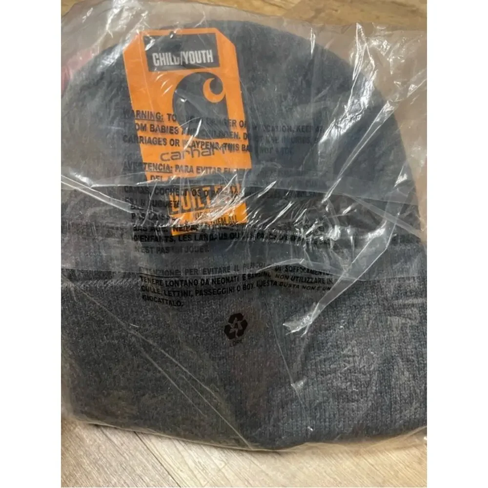 Carhartt Kids Acrylic Watch Hat- 6-14 year-‎ charcoal gray